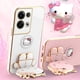 thumbnail image 2 of Hello Kitty Mirror Silicone Case For Xiaomi Redmi Note 12 12S 11 Pro Plus 11S 10 10S 9S 9 8 7 12C 10C 10X 9A 9C Plating Cover, 2 of 5