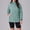 Mint Green, variant on Oefntac Womens Tops Detachable Hooded Windproof Waterproof Jacket Long Sleeve Full Zip with Storm Flap Solid Color Outdoor Rain Coat Hiking Travel Lightweight Outerwear