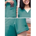 thumbnail image 4 of Adar Pro Scrubs For Women - Sweetheart V-Neck Scrub Top, 4 of 7