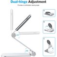 thumbnail image 3 of Stand for MagSafe Charger, Foldable MagSafe Stand Holder for iPhone 12 Series, Magsafe Accessories Designed for iPhone 12 Pro Max / 12 Pro / 12 Mini / 12, MagSafe Charger Not Included, Black, 3 of 8