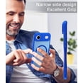 thumbnail image 6 of for iPhone Air Case, Compatible with MagSafe, Translucent Matte Shockproof Anti-Slip Anti-Fingerprint Pocket-Friendly Phone Case Cover - Blue, 6 of 7