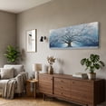 thumbnail image 2 of Large White Trees of Life Canvas Wall Art, Creative Trees Decor Painting Canvas Print for Living Room, Bedroom, Office Decorations, Gifts for Men, 2 of 7