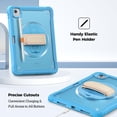 thumbnail image 3 of Funda ProCase para iPad Air 11" resistente a golpes, azul, 3 of 9