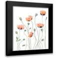 thumbnail image 1 of Disher, Mandy 12x14 Black Modern Framed Museum Art Print Titled - Poppies, 1 of 5