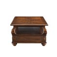 thumbnail image 4 of ACME Amado Rectangular 4-Drawer Wooden Coffee Table with Open Shelf in Walnut, 4 of 5