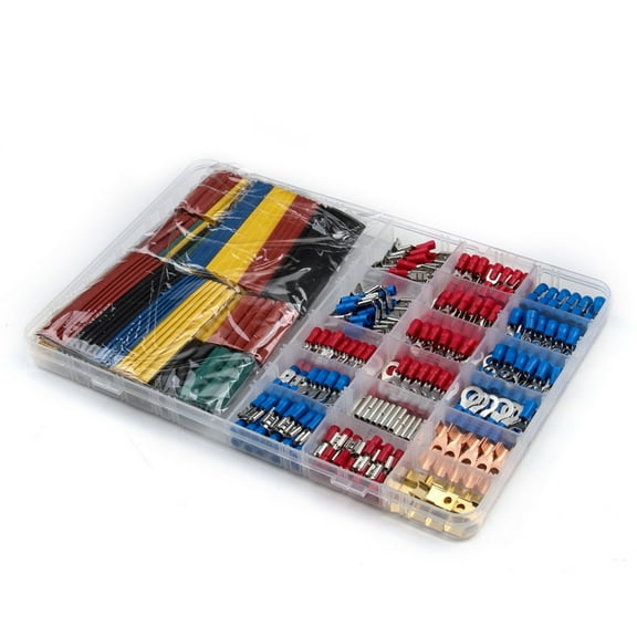 multifunction 678pcs Wire Connector set With Crimping Pliers & Heat Shrink Tubes Simple Installs for Home Electrical Repairs