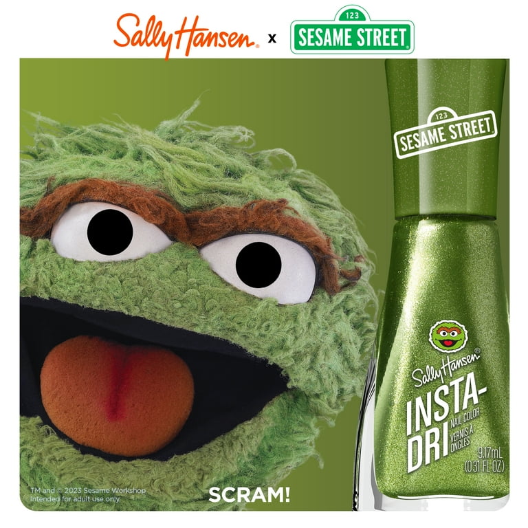 Sally Hansen Insta-Dri Sesame Street Nail Polish, SCRAM! 133, 0.31