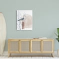 thumbnail image 2 of Stupell Industries Tranquil Seagull Nautical Bird Blue Coral Beach Post, 30 x 40, Design by Lucille Price, 2 of 6