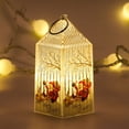 thumbnail image 2 of Spencer Christmas Lantern Lights Hanging Xmas Ornaments LED Lamp Santa Snowman Decoration Night Light Outdoor Indoor Table Party Home Decor, 2 of 10