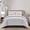Dark Purple, variant on Vasey 2 or 3 Piece Duvet Cover Set Contemporary Solid White With Dot Striped