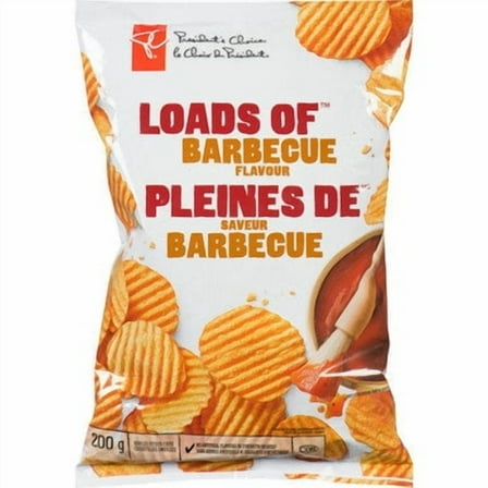 President Choice, 200g/7.1oz., Loads of Barbecue Potato Chips