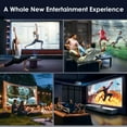 thumbnail image 2 of 5G/2.4G WiFi & Bluetooth Projector, 1080P LED Home Theater, 4K Support, 300" Display, Keystone, Built-in Hi-Fi Speaker, 2 of 7