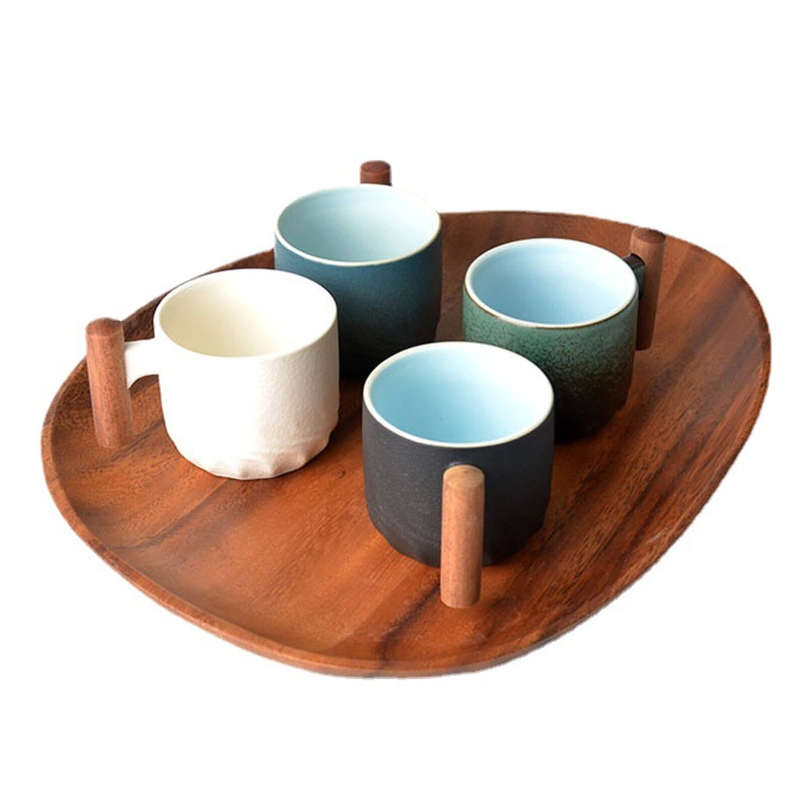 ACDANC 4Pcs Espresso Cups Espresso Cups Set Of 4 Double Espresso Cups,Gradient Green