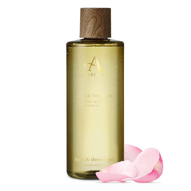 After The Rain - Gel de baño y ducha de lima, rosa y sándalo de Arran 300 ml