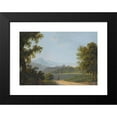 thumbnail image 2 of Johann Heinrich Bleuler 24x17 Black Modern Framed Museum Art Print Titled - View of St. Vito, Schaffhausen (1816), 2 of 5