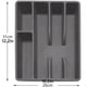 thumbnail image 2 of Kitchen aid Kitchen Household Cutlery Storage Box Hotel Restaurant Classification Tableware Storage Box Plastic Compartment Collection Basin Storage Box, 2 of 5