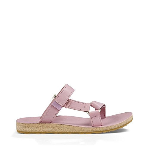 teva slide leather
