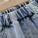 thumbnail image 4 of Odeerbi 2-9 Años Chicas Vaqueros Lindo Retro Vaquero Pantalones de Moda Alta Cintura Elástica Cintura Vaquero Pantalones, 4 of 5