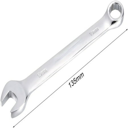 

High-quality efficient and durable Chrome Finish Combination Wrench - Reliable 12-Point metric tool with sleek Cr-V Alloy design - Ideal for both DIY and professional projects at home or