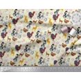 thumbnail image 3 of Soimoi Rayon Fabric Reindeer,Hen & Cock Bird Print Fabric by The Yard 42 Inch Wide, 3 of 3
