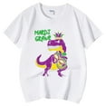 thumbnail image 4 of AJIWYH Polo, Chemise Décontractée Imprimée à Col Rond et Manches Courtes pour Filles, Polo pour Filles de 8-9 Ans, Blanc, 4 of 4