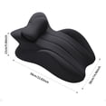 thumbnail image 2 of Memory Foam Bed Pillow For Relaxing, Comfortable Design For Reading/Phone Use, Gray - Ergonomic Design With Contoured Shape, Soft Memory Foam Material - For Bedroom, Living Room,, 2 of 3