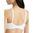 thumbnail image 2 of Women's Warner's RA3061A No Side Effects Underwire Lightly Lined Bra (White 38D), 2 of 3