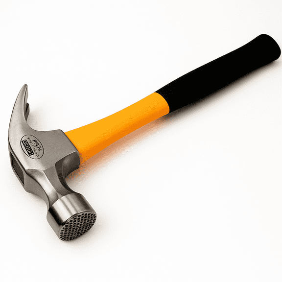 ARTESIA TOOL 24 oz. Framing Hammer | Polished Carbon Steel Head | Fiberglass Handle | Precise & Powerful | Ideal for Contractors & DIY Projects