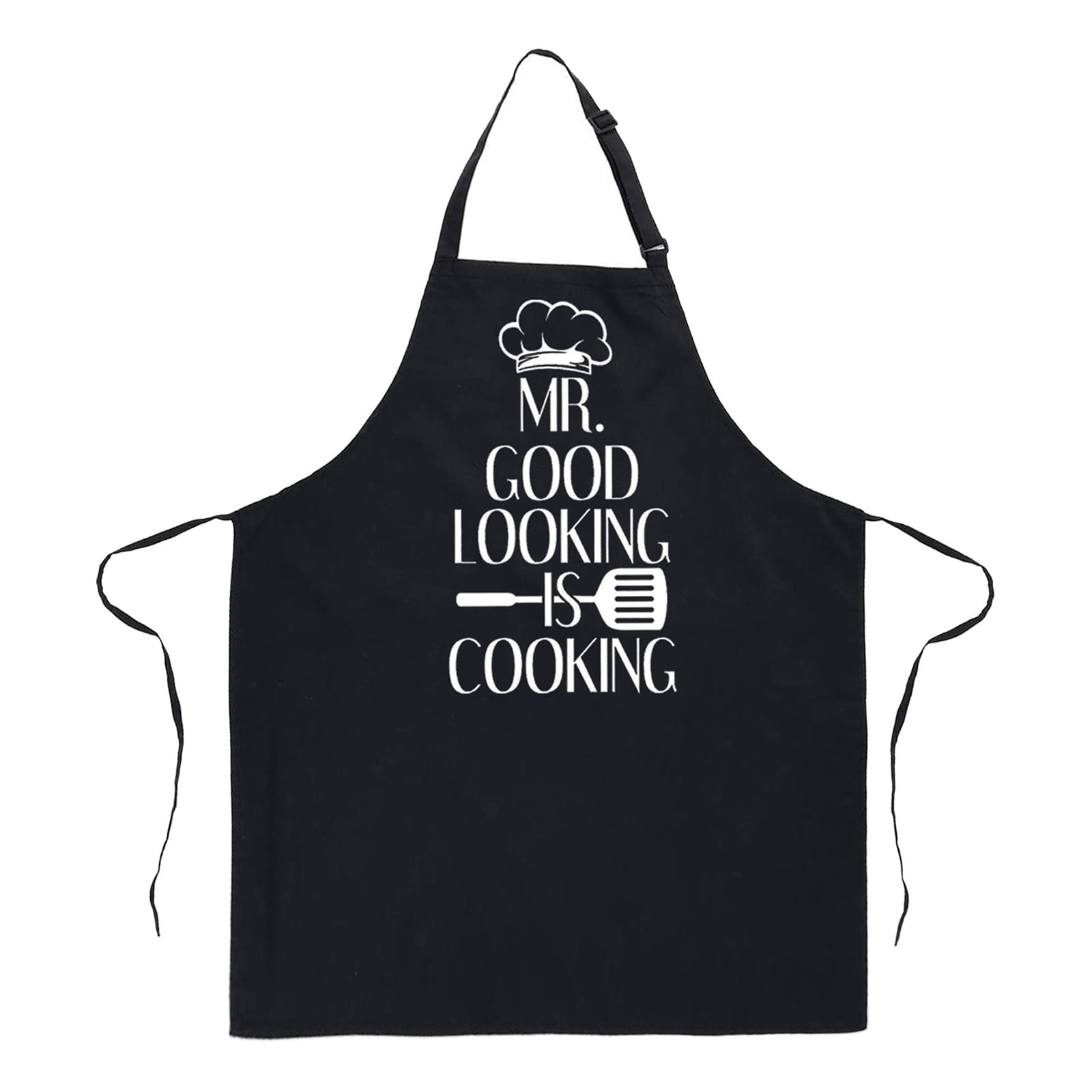 Shpwfbe Kitchen Gadgets Aprons For Women With Pockets Text Cute Print ...