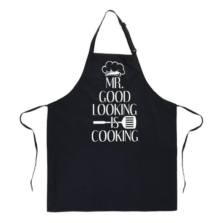 

wendunide Kitchen gadgets text cute print apron kitchen are cooking apron Men family Kitchen，Dining & Bar Black