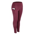 thumbnail image 1 of Women Compression Tights Sports Yoga Pants Base Layer Running Long Trousers With Pocket, 1 of 3