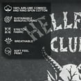 thumbnail image 4 of Netflix Junior's Stranger Things Skeleton Hellfire Club Demon Art Cropped T-Shirt, 4 of 9