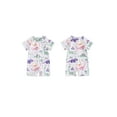 thumbnail image 2 of BemeyourBBs Toddler Baby Boy Girl One Piece Swimsuit Newborn Dinosaur Swimsuits Infant Bathing Suit UPF 50+ Rash Guard Zipper Swimwear Short Sleeve Summer Beachwear, 2 of 9