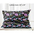 thumbnail image 6 of Floral Duvet Cover Set Cornflower Black Queen, 6 of 8