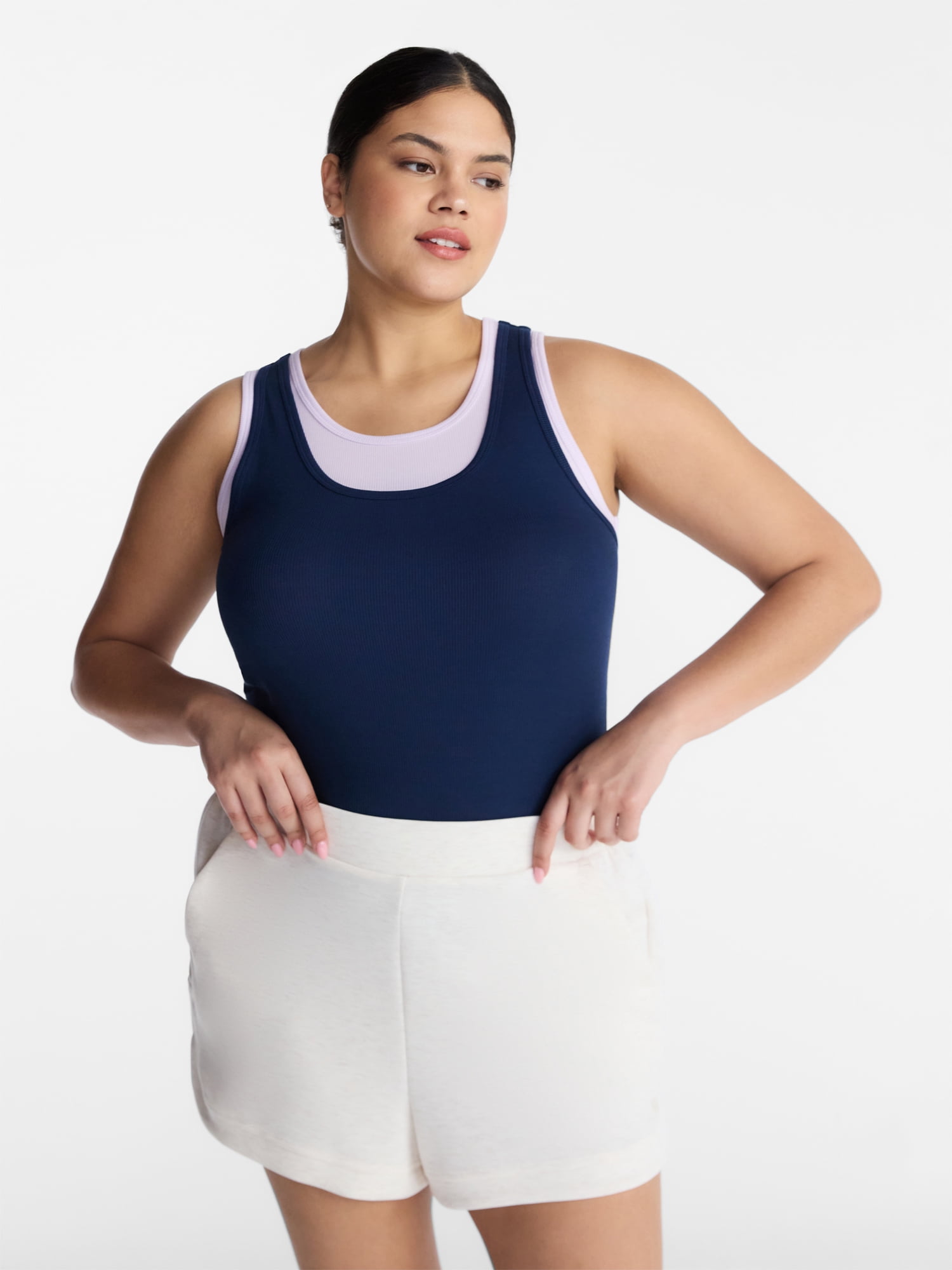 Avia Women's Double Layer Tank Top, Sizes XS-XXXL
