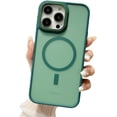 thumbnail image 6 of Designed for iPhone Case,Candy Color Frame Matte Translucent Skin Touch[Compatible with Magsafe] Shockproof Protective Cover Phone Case (iPhone 12 Pro,Red), 6 of 6