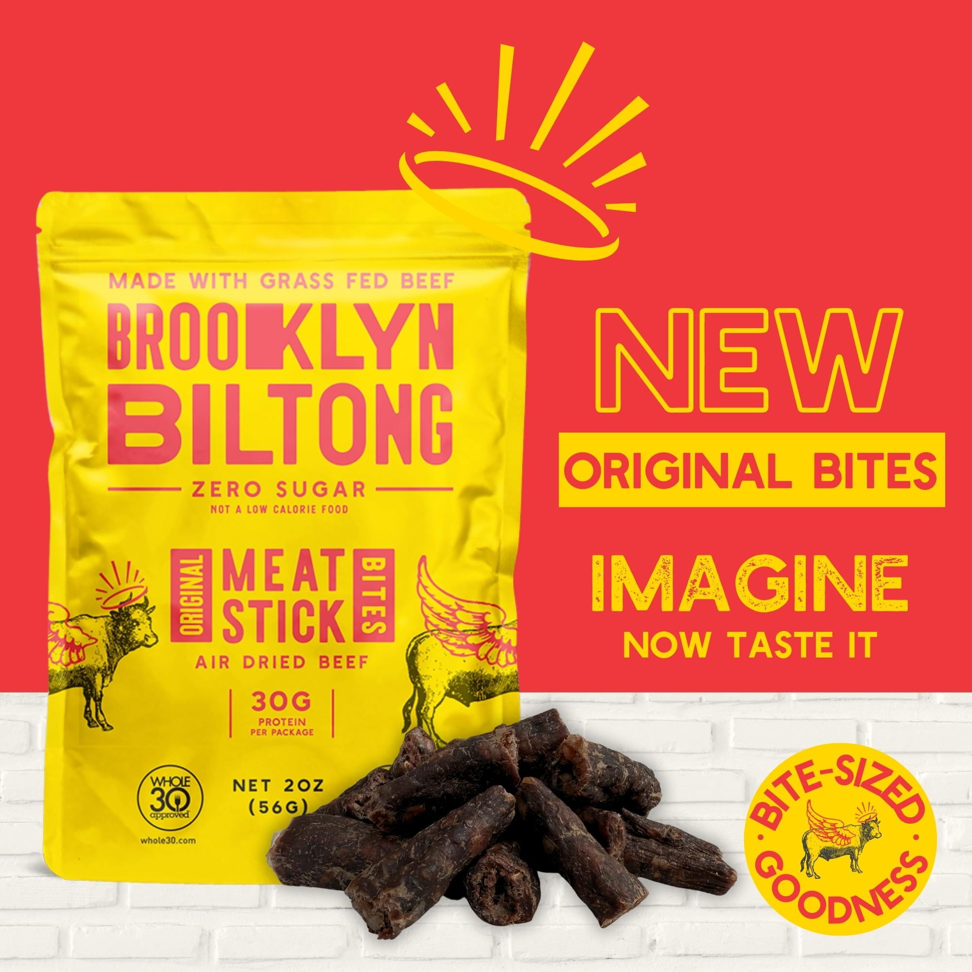 Brooklyn Original Grass Fed Beef Bites 2oz (Case of 8)