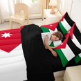 thumbnail image 5 of Manfei Jordan Flag 7-Piece King Bedding,Patriotic Theme Art King Bed in a Bag,Black White Green,Black Reversible, 5 of 7