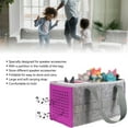 thumbnail image 3 of Felt Carrying for Player Starter Set, Portable Storage Bag with Divider, Foldable and Durable, Organizer for Audio Players, 3 of 7