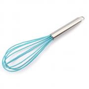 Blue Whisk - Jeobest 2PCS Silicone Whisks - Flexible Convenient Cooking Utensils Durable Silicone Whisk Blue MZ