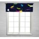 thumbnail image 1 of Cortina Valance ABPHQTO Gatos Espaciales Saturno Estrellas 45x130 cm, 1 of 1