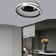 thumbnail image 5 of Lámpara Comedor Montada en Superficie Techo Creativo Pasillo LED Moderna 3 Colores Regulable para Sala Estar Balcón, 5 of 9
