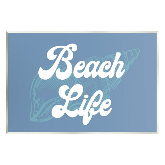 Stupell Industries Retro Beach Life Phrase Animals & Insects Painting Unframed Art Print Wall Art, 15 x 10
