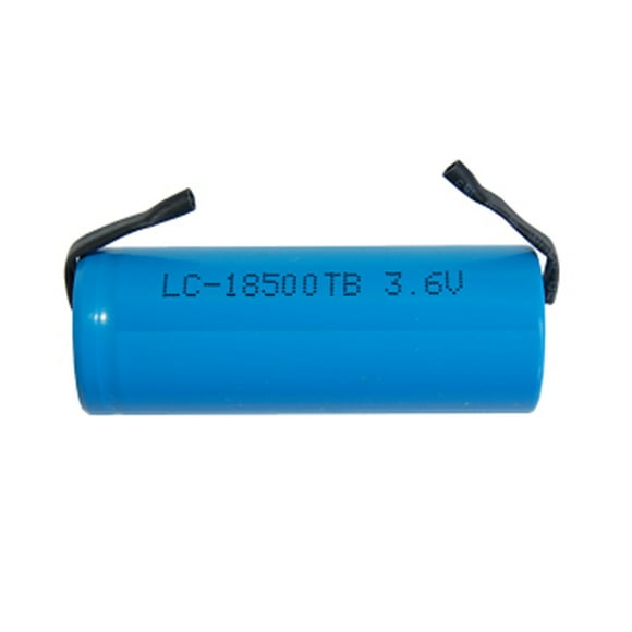 Batterie Lithium-Ion 18500 4/3 A 3,7 Volts avec Languettes (1400 mAh)