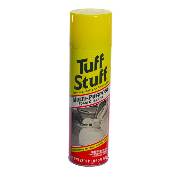 ader spion voordelig Tuff Stuff Multi Purpose Foam Cleaner for Deep Cleaning of Vinyl, Fabric,  Upholstery, Carpets and Chrome, 22 oz. Spray (Pack of 12) - Walmart.com