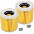thumbnail image 1 of 2 Pack Cartridge Filter For Wd3 Premium Wd2 Wd3 Wd3p Wd3 Mv2 Mv3 Filter Wd3 Replacement Filter For Krcher Vacuum Cleaner 6.414-552.0/6414552, 1 of 5