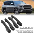 thumbnail image 5 of 4 Pcs Car Exterior Door Handle Panel Glossy Carbon Fiber Style Outer Handle Cover Trim Sti, 5 of 5