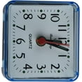 thumbnail image 6 of Travel Analog Alarm Clock, Ultra Small Clock Bedside Small Alarm Clock Quartz Battery Operated Wake Up With Beeping Sound(blue), 6 of 9