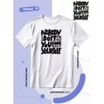 thumbnail image 1 of Simple and fashionable letter pattern printed men's round neck short sleeved T-shirt, comfortable and breathable casual sports top suitable for spring and summer vacation leisure, 1 of 6