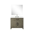 thumbnail image 2 of Grey Oak Single 36 In. W X 22 D Bath Vanity, White Quartz Countertop, 34 Mirror, Faucet, Top, Intriguing, 2 of 6